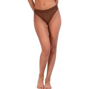 Steve Madden Womens Mesh High-Leg Thong Tiramisu L